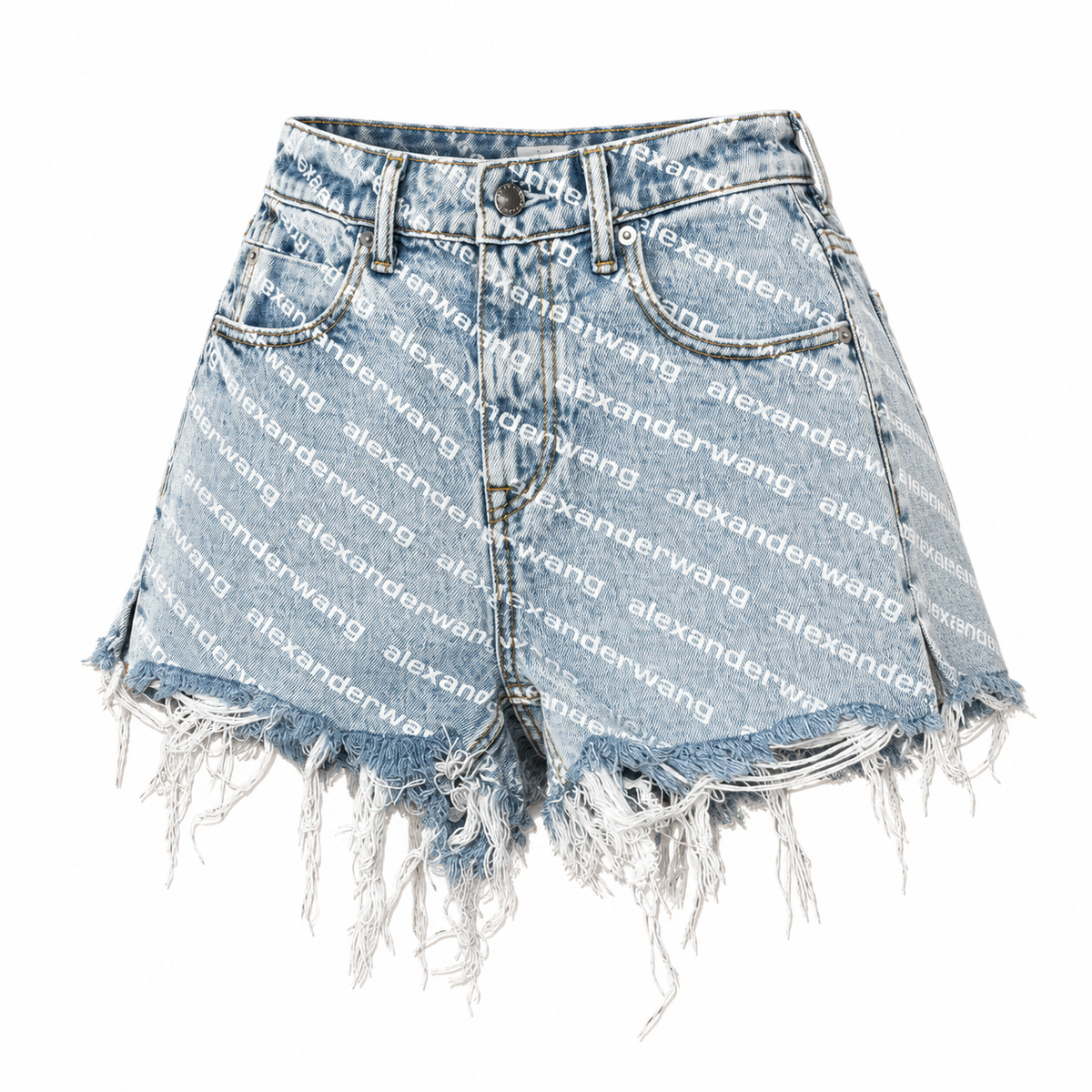שורט Alexander Wang Bite Logo – זווית