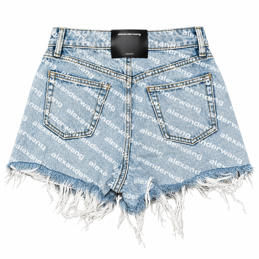 שורט Alexander Wang Bite Logo – גב