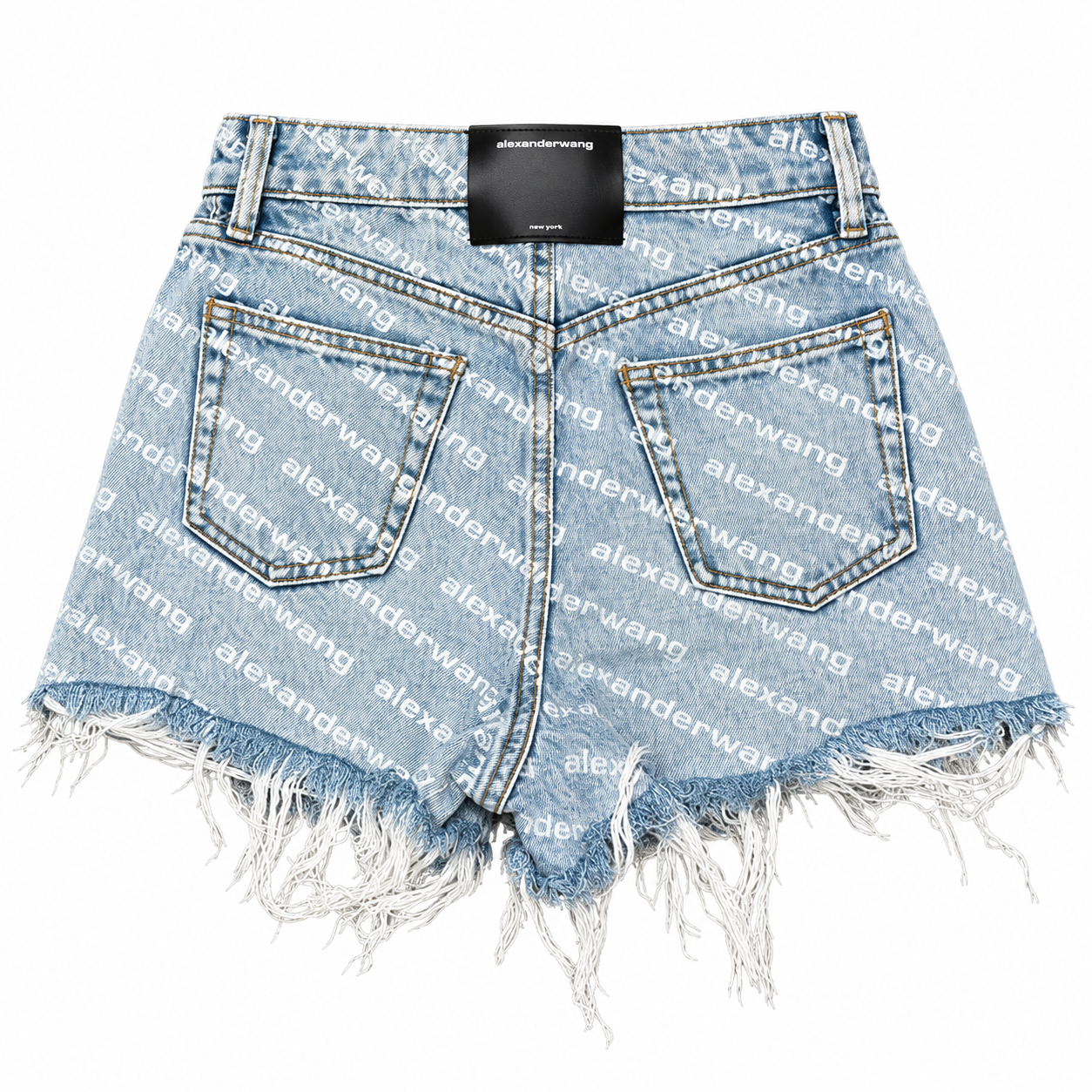 שורט Alexander Wang Bite Logo – גב