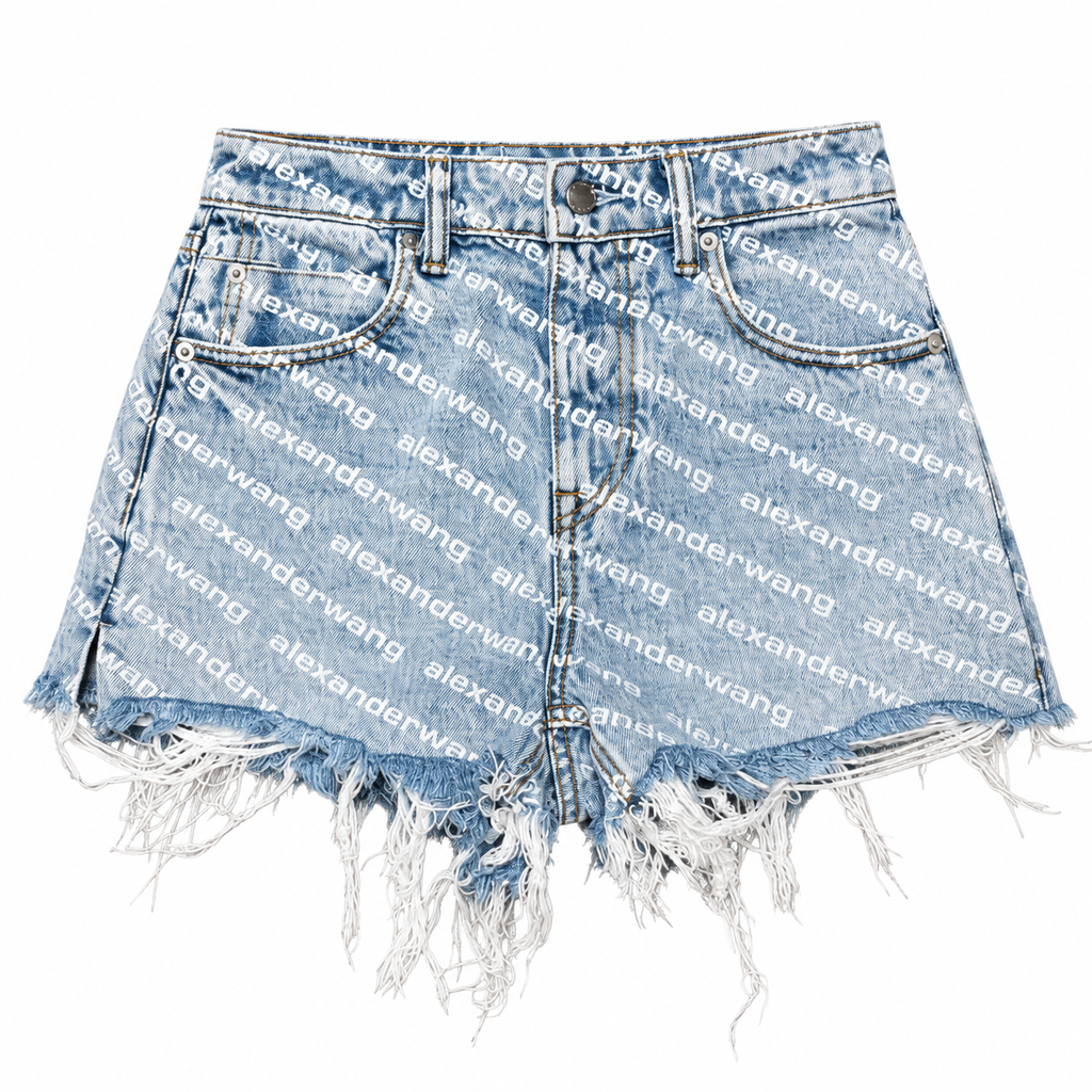 שורט Alexander Wang Bite Logo – חזית