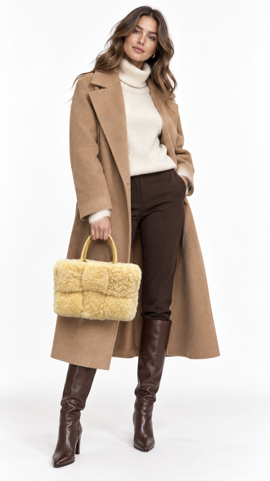 Bottega Veneta Arco Shearling model