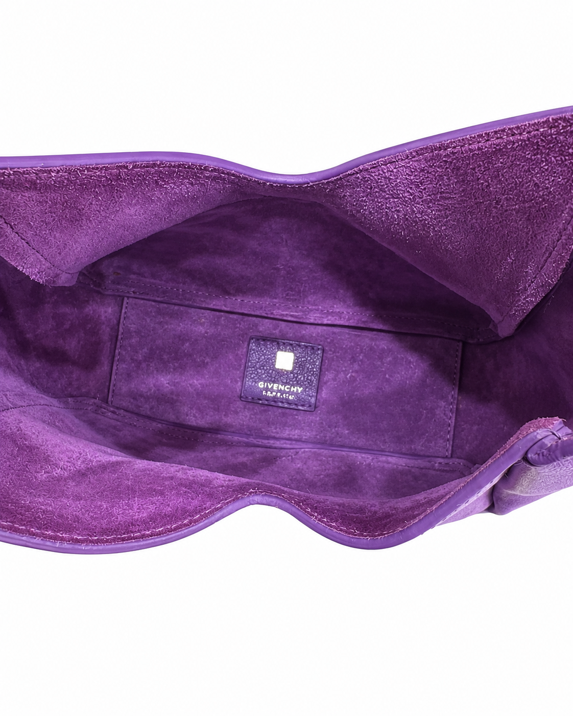 תיק ג׳יבנשי Mini G Hobo סגול — פנים