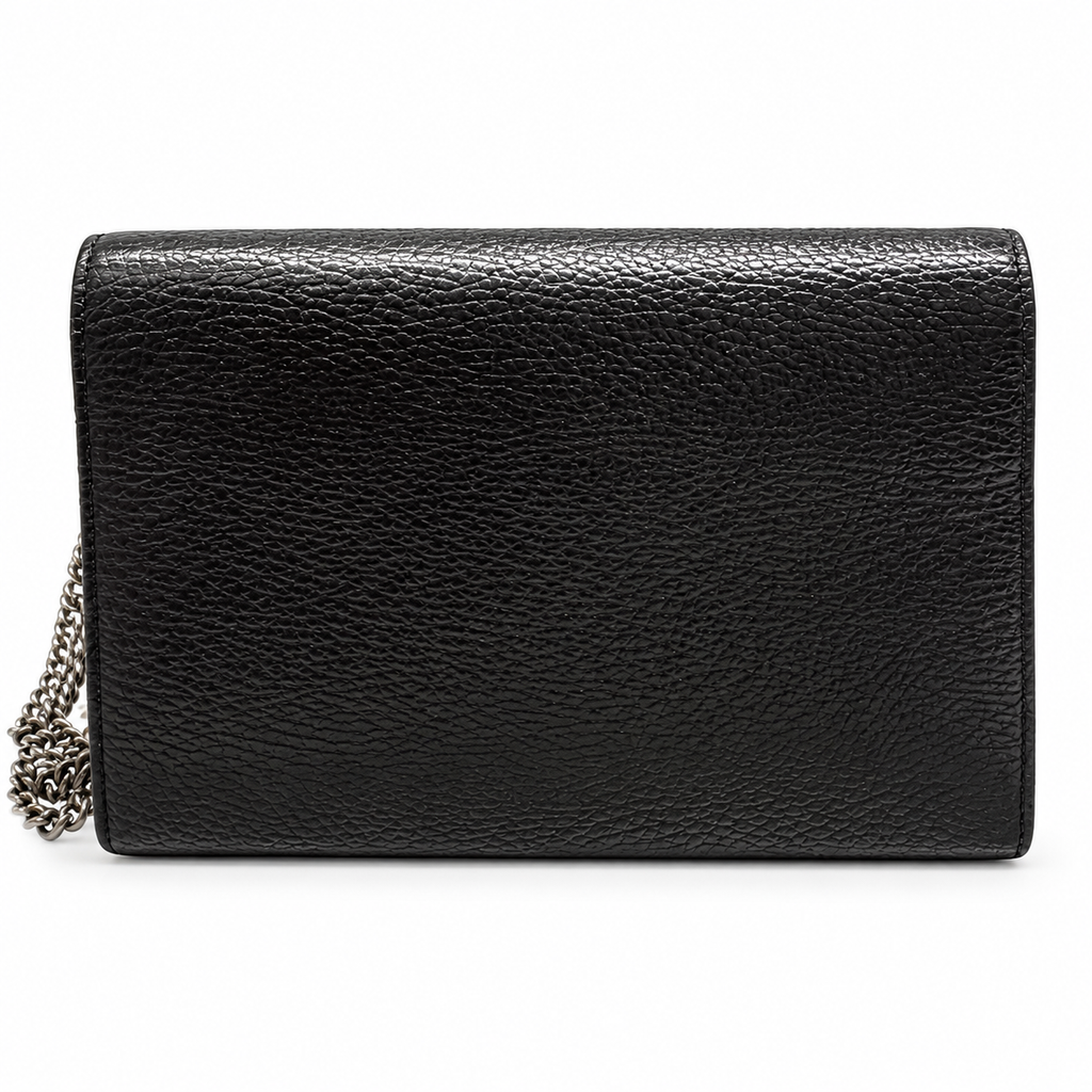 Gucci Dionysus Super Mini black leather back