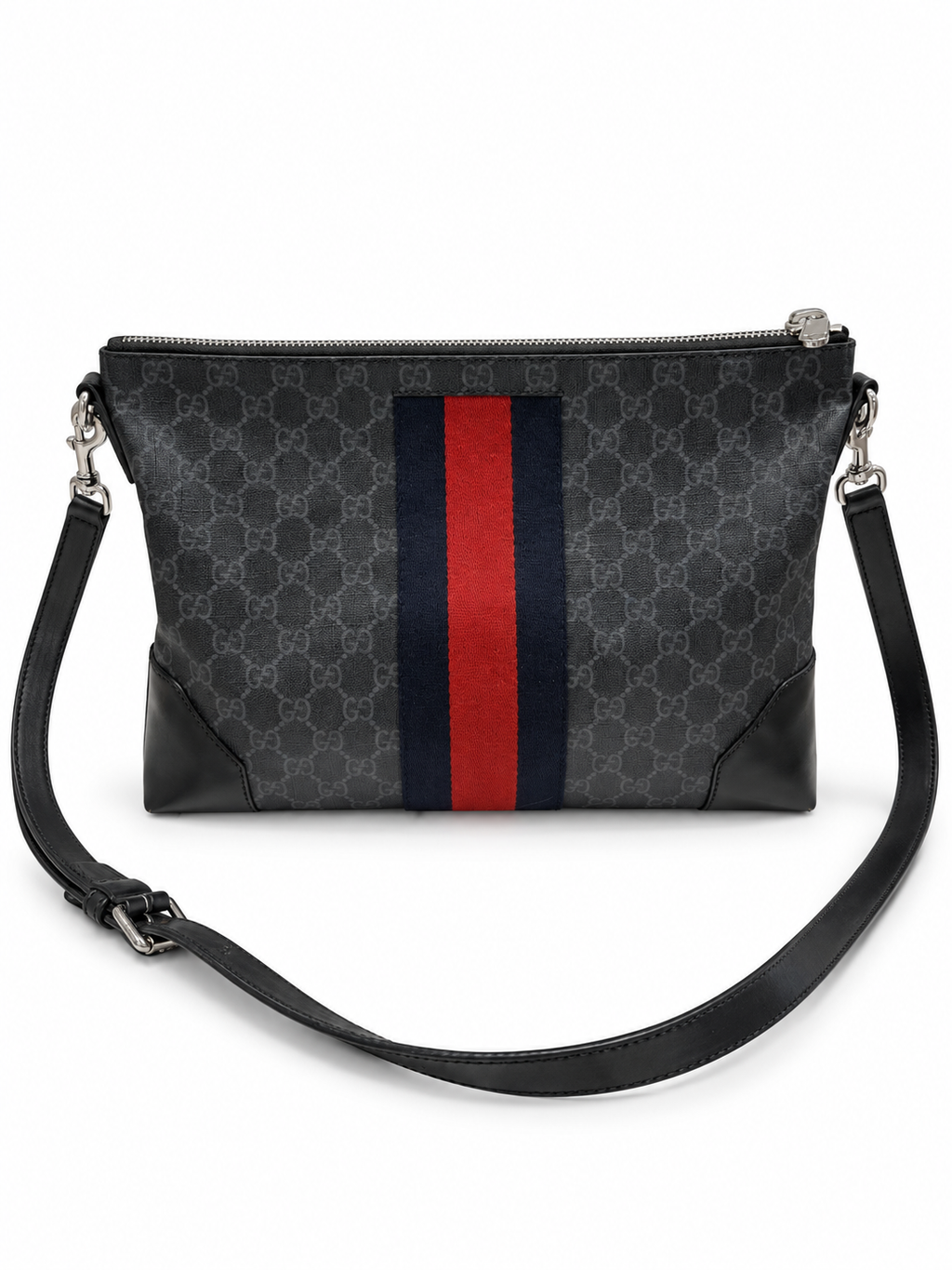 תיק Gucci GG Supreme Web עם רצועה