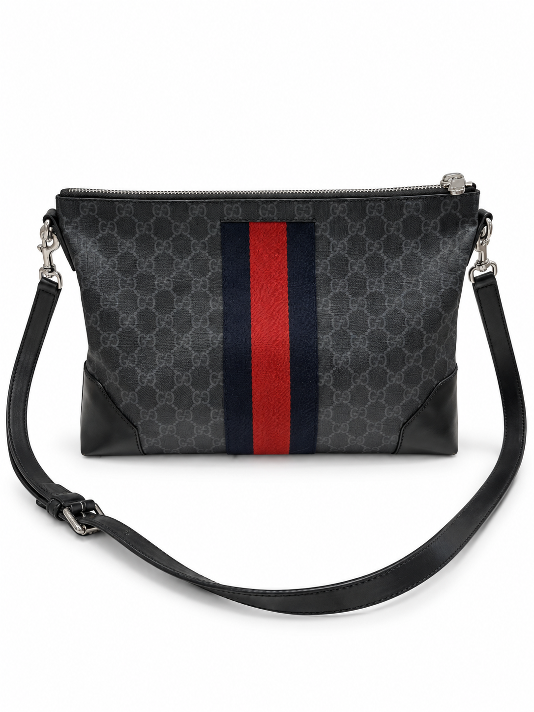 תיק Gucci GG Supreme Web עם רצועה
