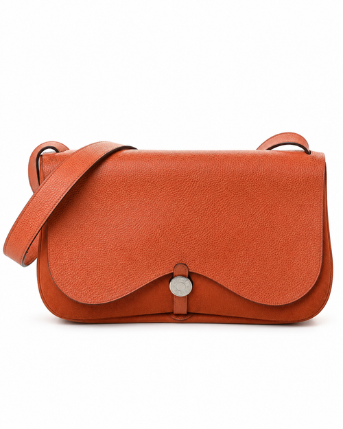 Hermès Sac Colorado MM Potiron vintage - front