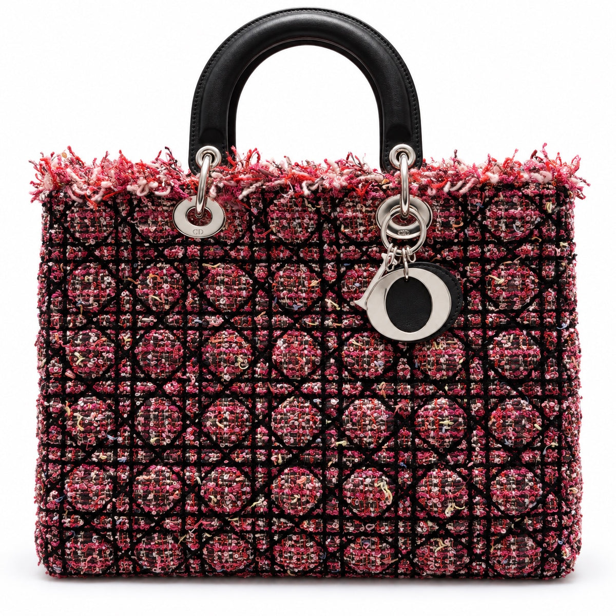 Dior Lady Dior Large טוויד – חזית