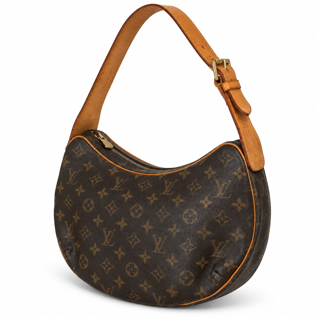 Louis Vuitton Croissant MM – זווית ורוכסן