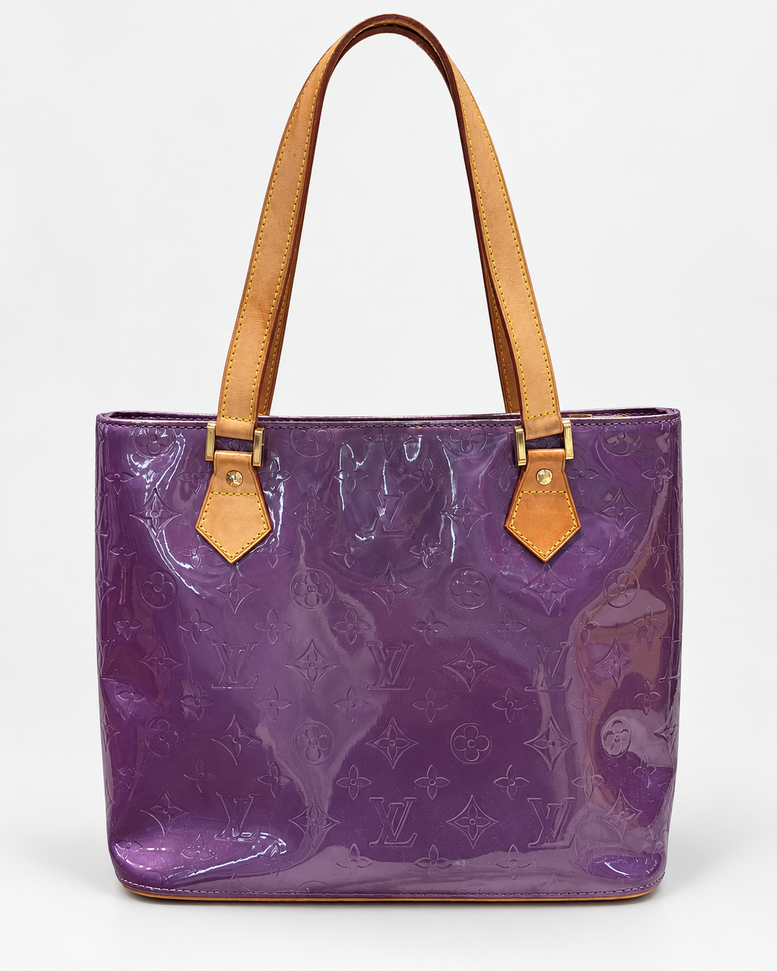 תיק לואי ויטון Houston Monogram Vernis סגול — פרונט