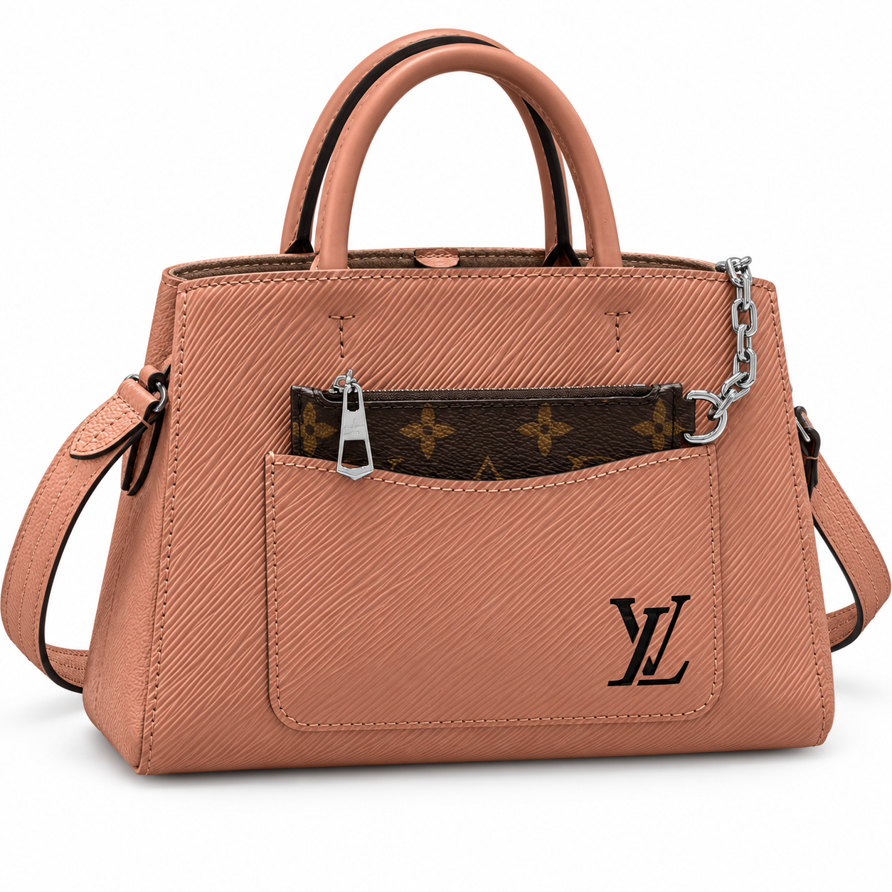 תיק Louis Vuitton Marelle BB Rose Trianon - פרט