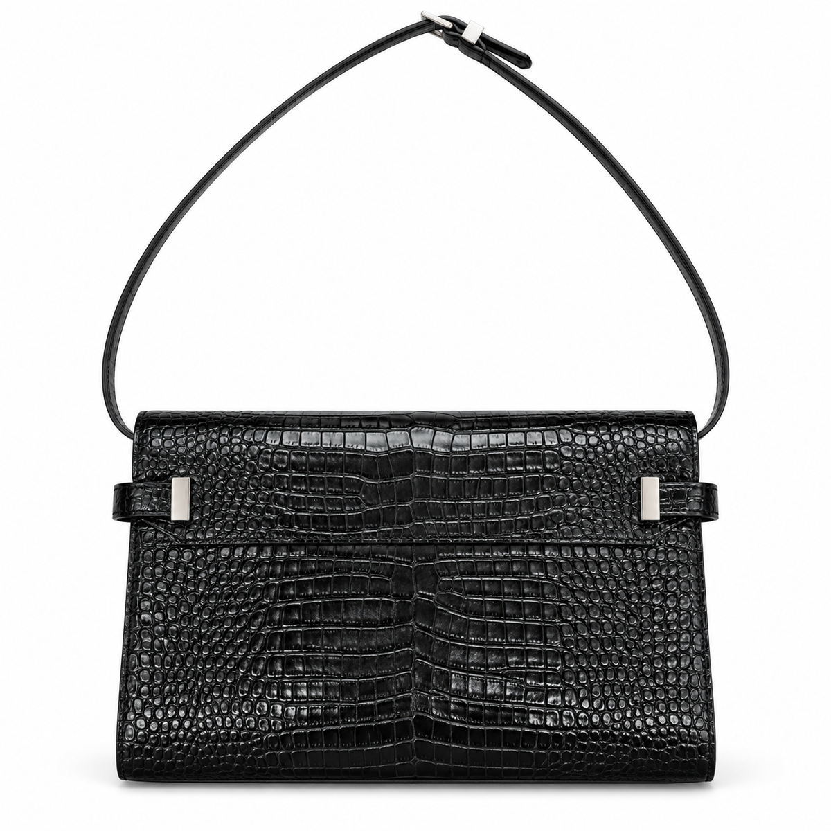 תיק Saint Laurent Manhattan Medium שחור - גב