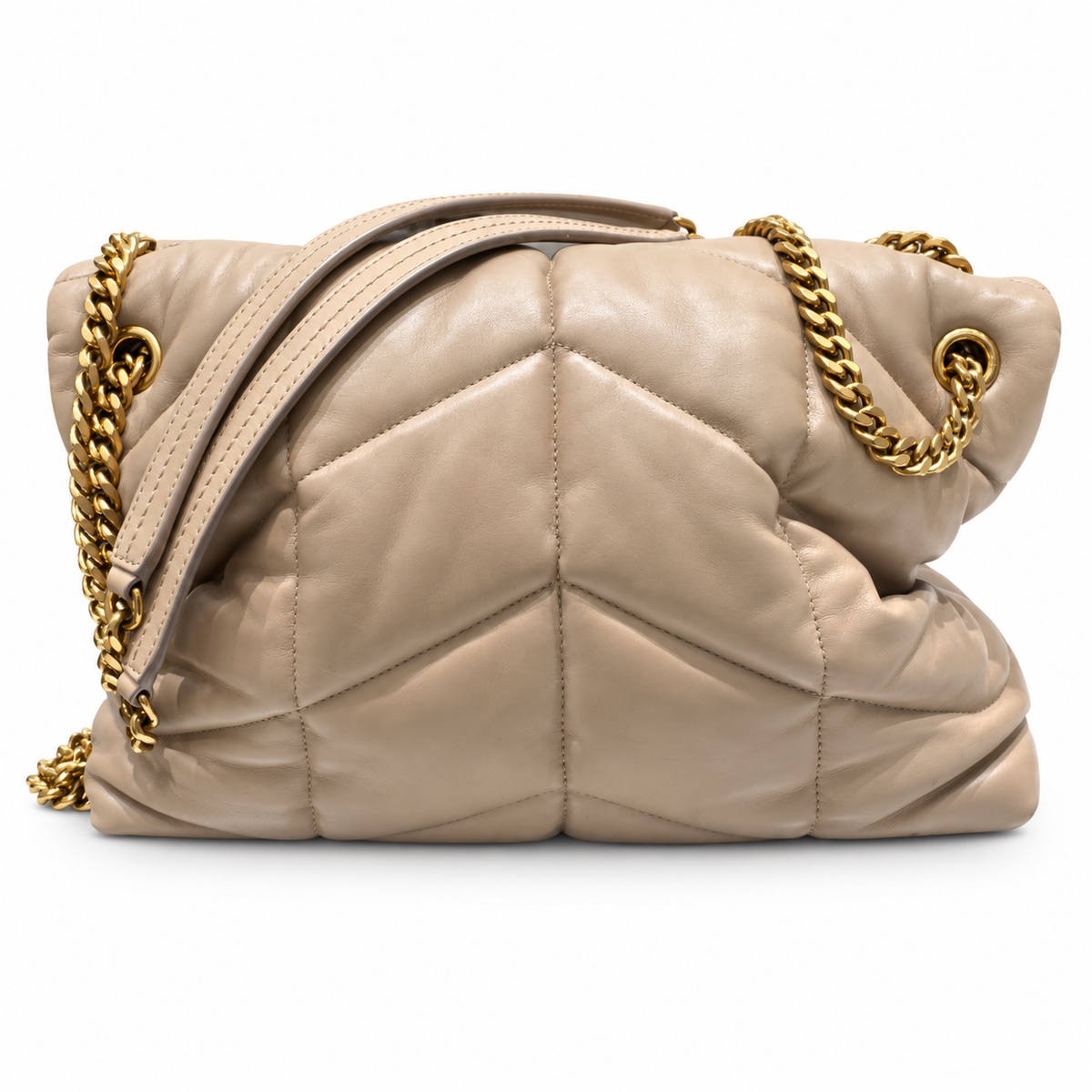Saint Laurent Loulou Puffer back