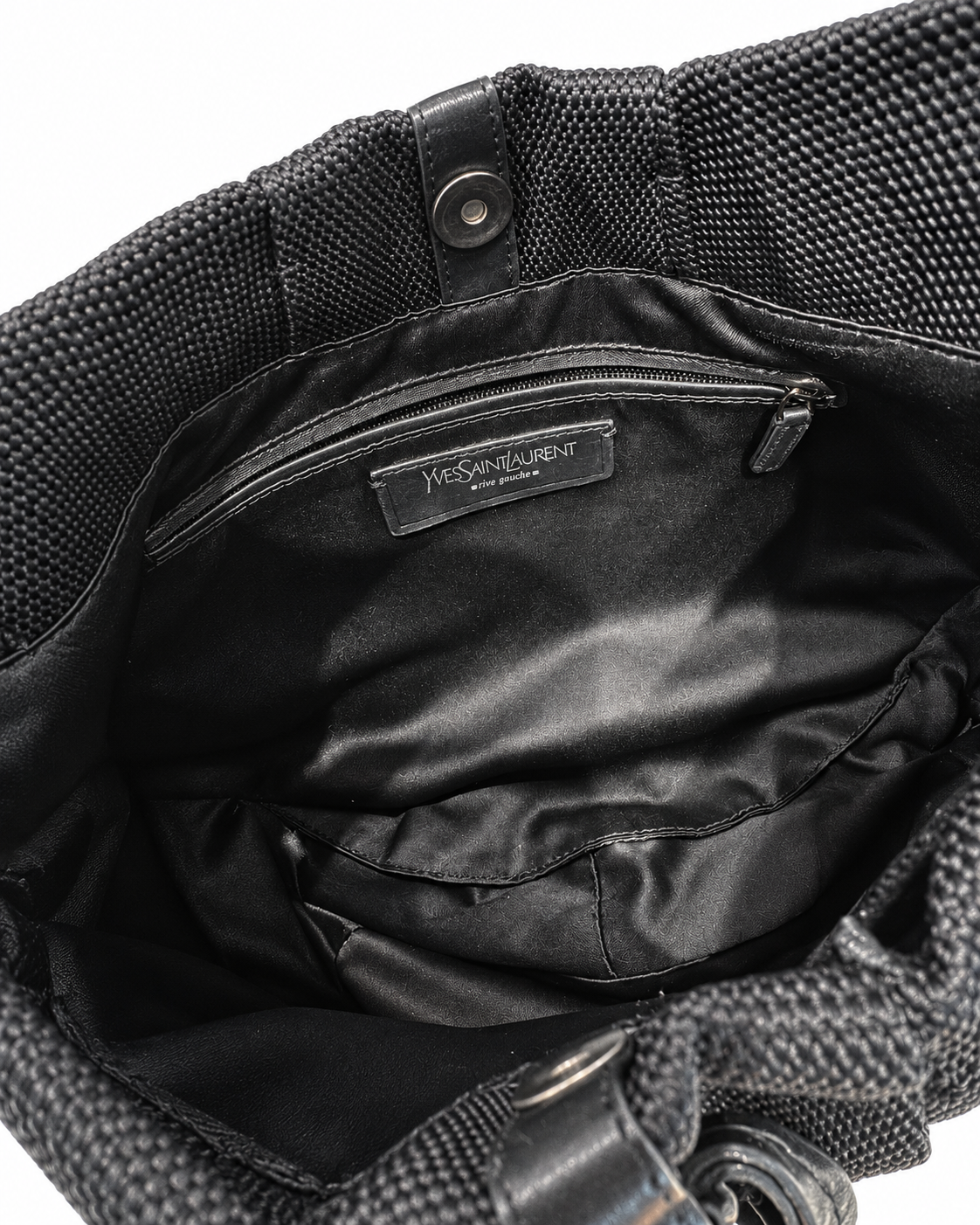 Yves Saint Laurent Mombasa black bag - interior