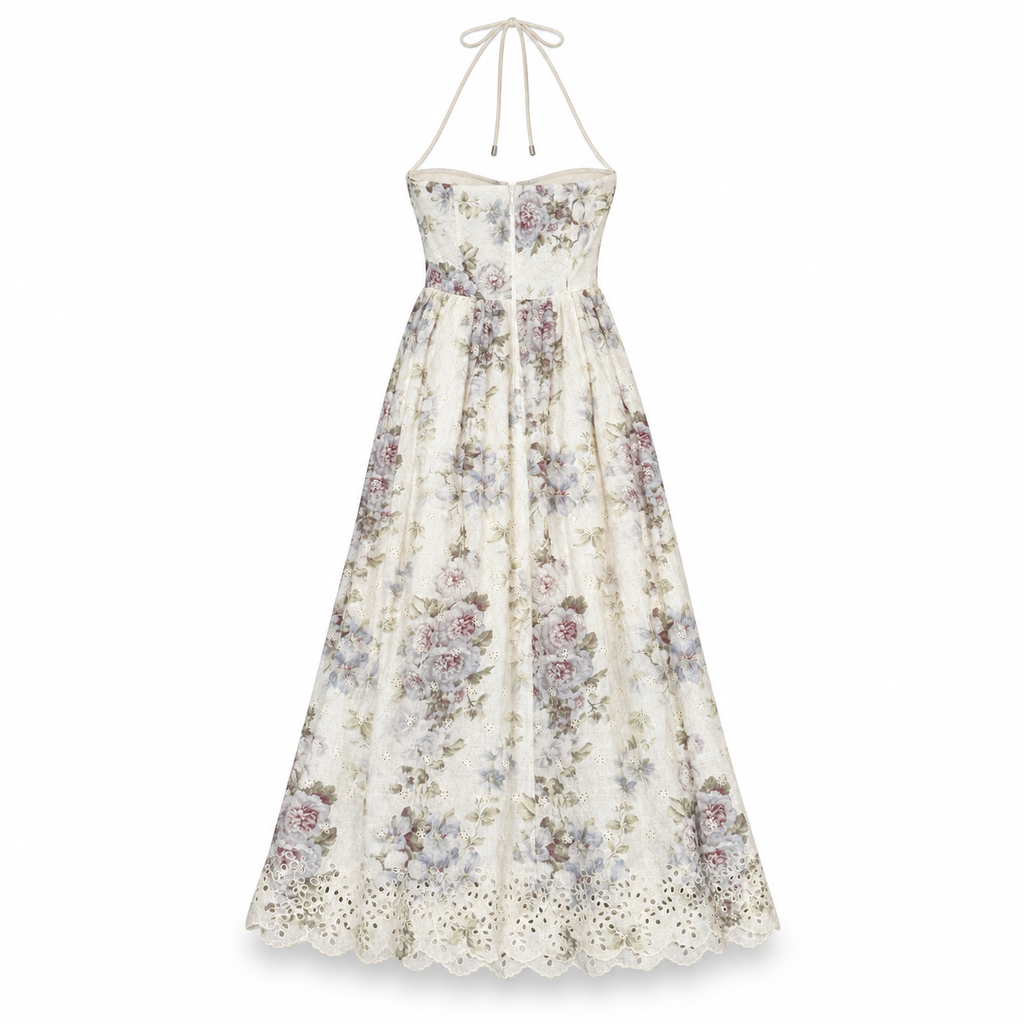 Zimmermann Roselight Halter Maxi – גב